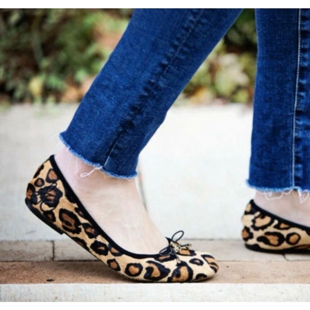 Sam Edelman Felicia Leopard Ballet Flats Sz 7